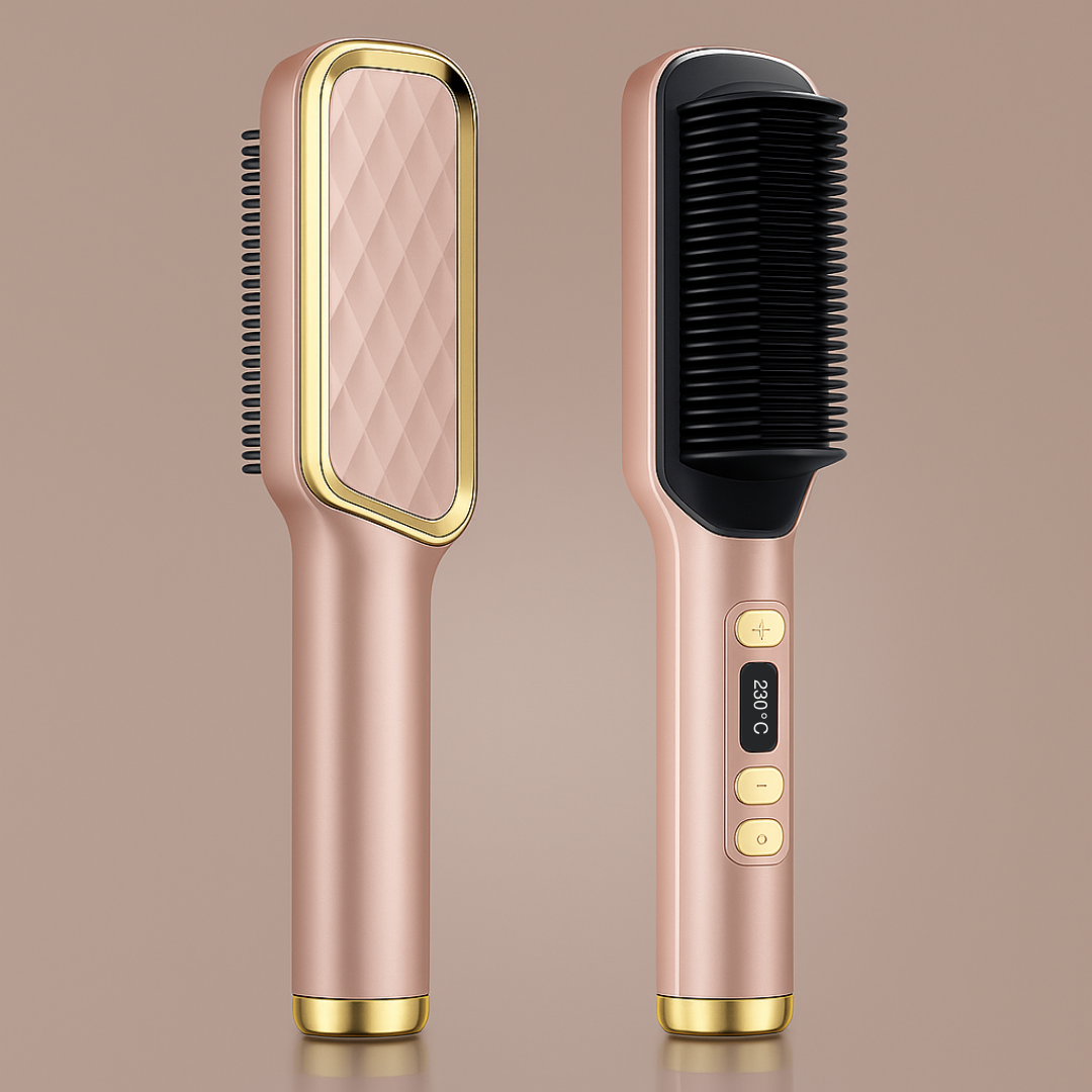 Brushair - Obtenez des cheveux lisses et parfaits comme au salon en seulement 2 minutes !