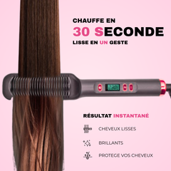 Brushair - Obtenez des cheveux lisses et parfaits comme au salon en seulement 2 minutes !