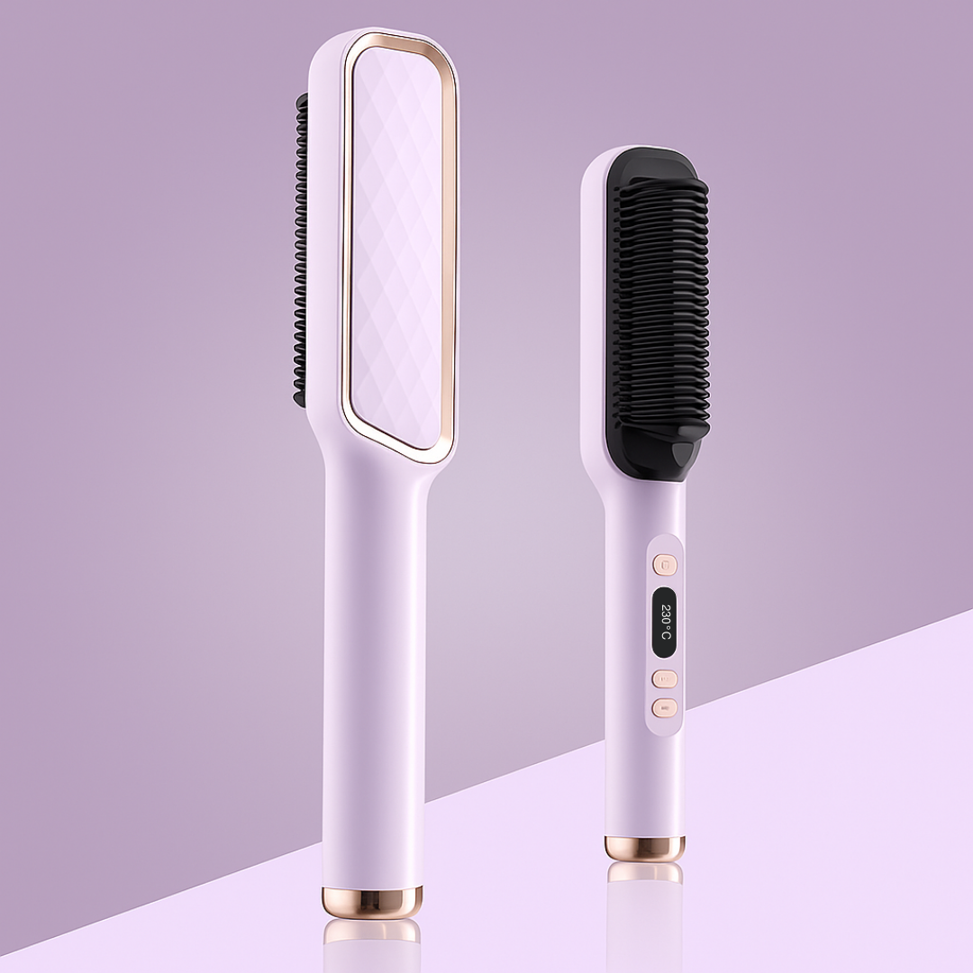 Brushair - Obtenez des cheveux lisses et parfaits comme au salon en seulement 2 minutes !
