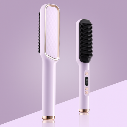 Brushair - Obtenez des cheveux lisses et parfaits comme au salon en seulement 2 minutes !