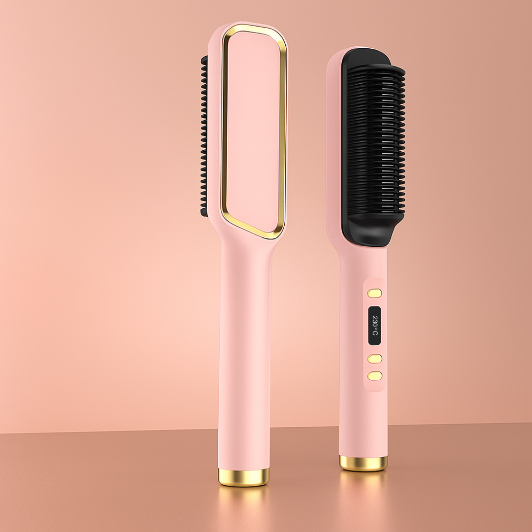 Brushair - Obtenez des cheveux lisses et parfaits comme au salon en seulement 2 minutes !